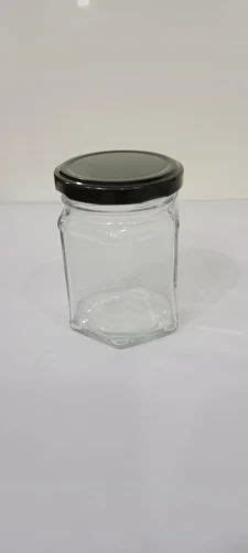 Tin Ml Hexagonal Glass Jar At Rs Piece In Firozabad Id