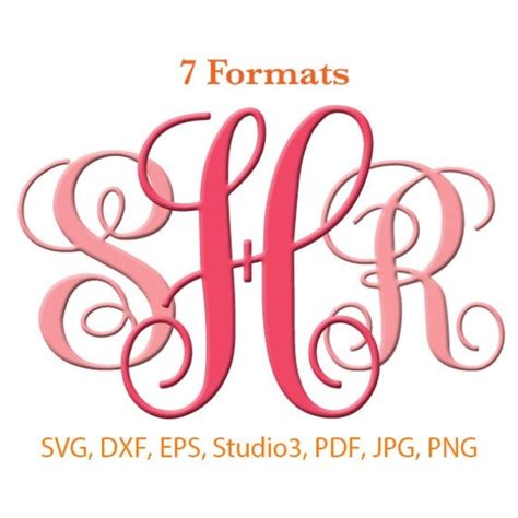 Free Monogram Fonts For Cricut Svg Dts Semashow