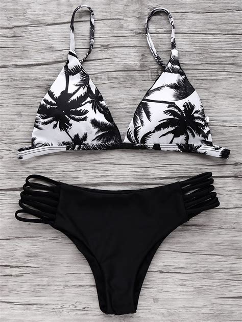 14 24 AUD Women S Spaghetti Straps Coco Print Bikini Set Two Piece