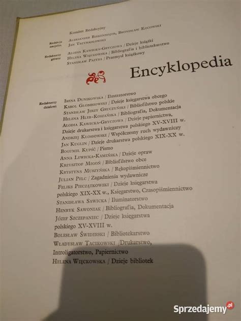 Encyklopedia Wiedzy o Książce Poznań Sprzedajemy pl