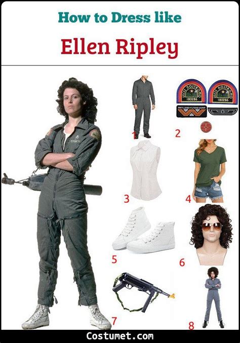 Ellen Ripley & Alien Costume for Cosplay & Halloween 2023 | Alien ...