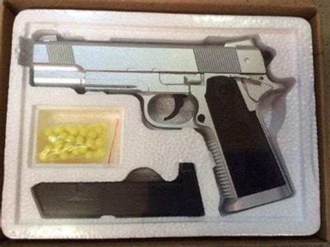 Детский игрушечный пистолет металлический на пульках 6 мм CYMA ZM 25 ...
