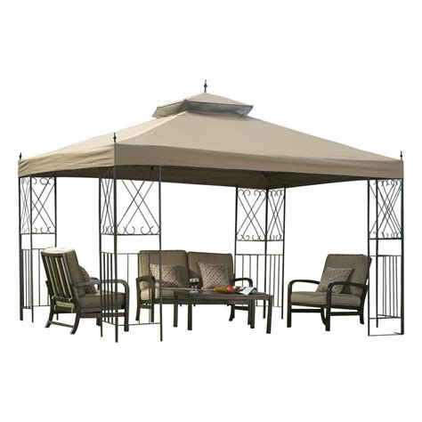 Sunjoy Parlay 12 Ft W X 10 Ft D Steel Gazebo And Reviews Wayfair