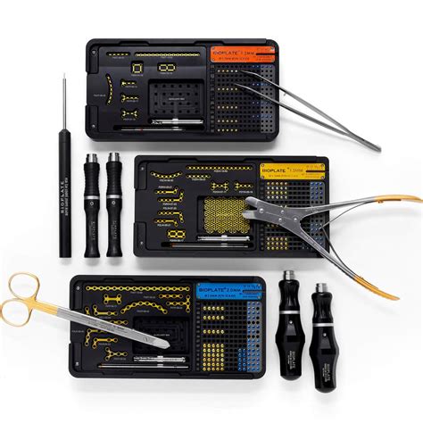 Maxillofacial Surgery Instrument Kit MaxFax Bioplate Customizable