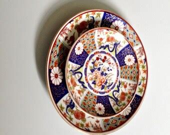 Arita Imari Fan Porcelain Bowl Vintage By Renew On Etsy