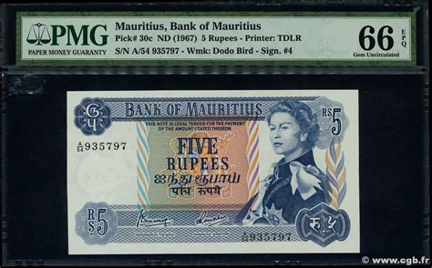 Rupees Le Maurice P C Billets