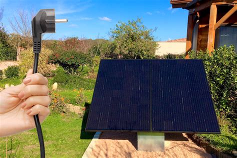 Innovation des panneaux solaires à brancher sur une prise de courant