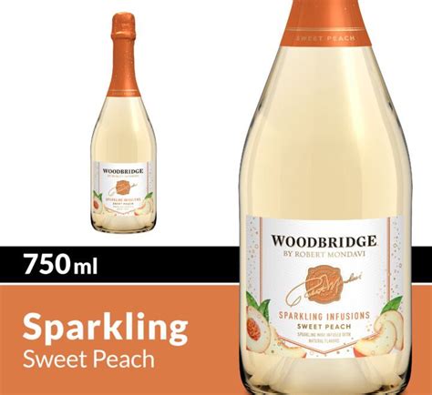 Woodbridge Sparkling Infusions Sweet Peach Sparkling Wine Ml Shipt