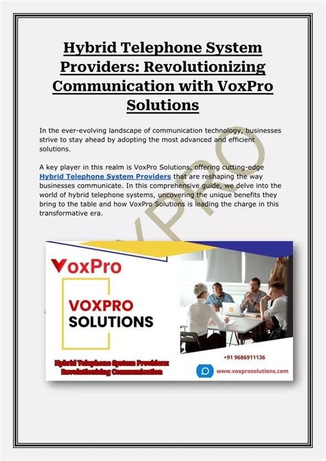 PPT - Hybrid Telephone System Providers - Revolutionizing Communication ...