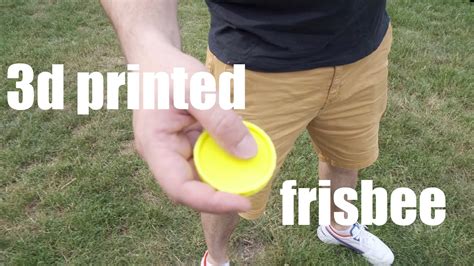 3d Printed Tiny Frisbee Youtube