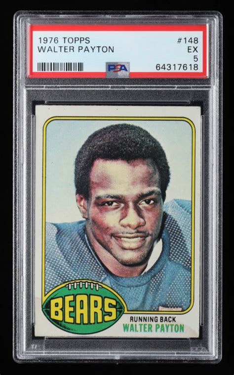 Walter Payton Topps Rc Psa Pristine Auction