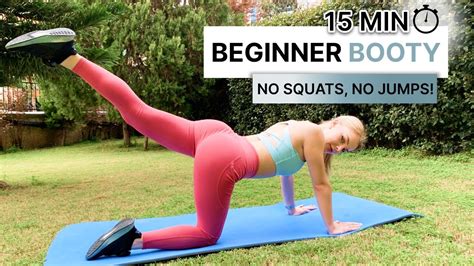 15 Min Beginner Booty Workout Low Impact No Squats And Jumps Round