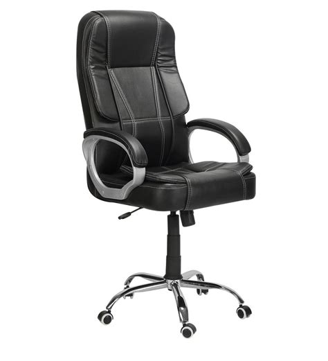 Leatherette Black Leather Revolving Office Chair At Rs In Mumbai