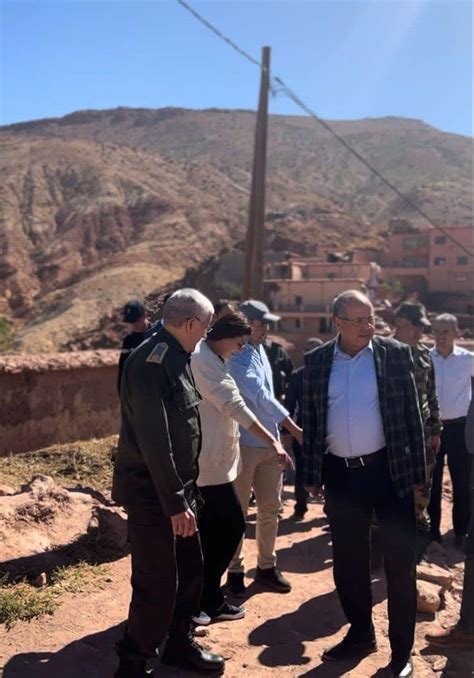 Visite de terrain aux Douars dAnmeter et Tikirt à Ouarzazate