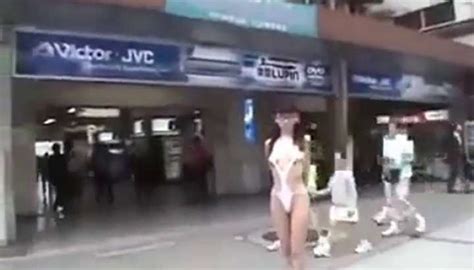 Walking Semi Nude In Tokyo Streets Video 2 TNAFlix Porn Videos