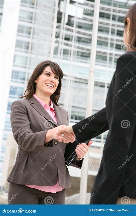 Business Woman Handshake Stock Image Image Of Diversity 4925029