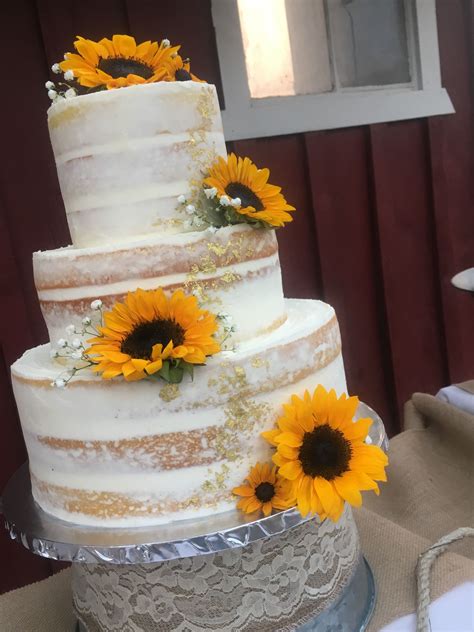 Sunflower Naked Cake Artofit