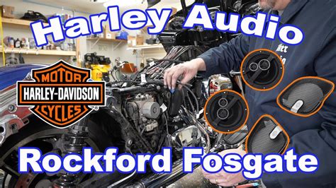 How To Install A Harley Audio By Rockford Fosgate System On A Touring