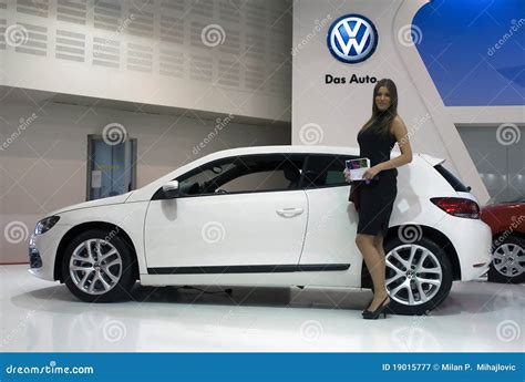 Car Volkswagen-Sirocco editorial photography. Image of salon - 19015777