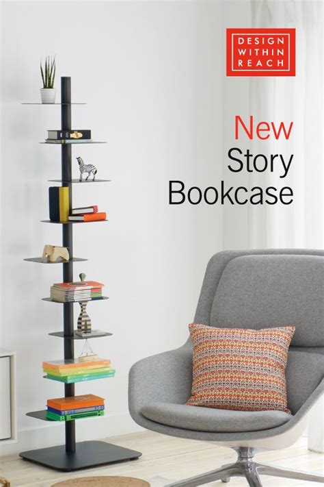 Story Bookcase, Tall – Design Within Reach | Bookcase design, Glass ...