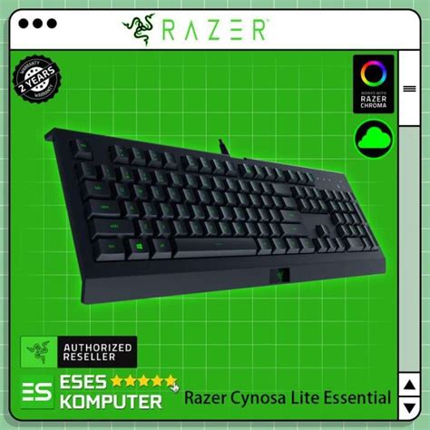 Jual Keyboard Razer Cynosa Lite Essential Chroma Rgb Keyboard Gaming