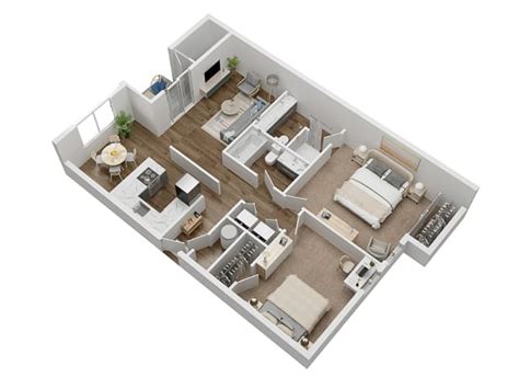 2-BR Apartments in East Portland, OR | Floor Plans