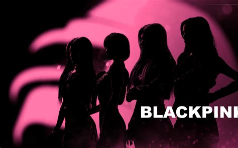 Blackpink Wallpaper 4k Silhouette Lisa Jennie Jisoo