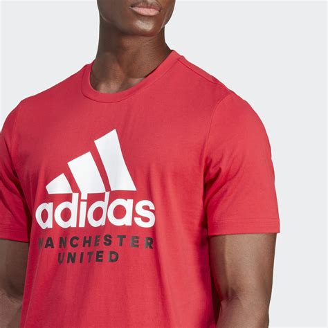 Adidas Manchester United Dna Graphic Tee Red Adidas Tz