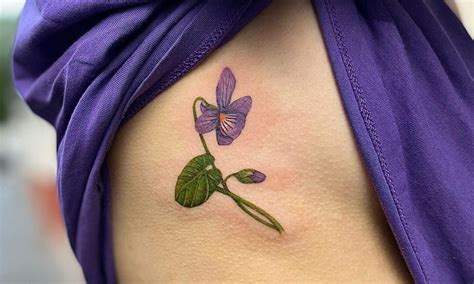 30 Amazing Violet Tattoo Designs to Get This Year