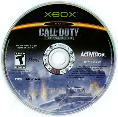 Call of Duty: Finest Hour (2004) box cover art - MobyGames