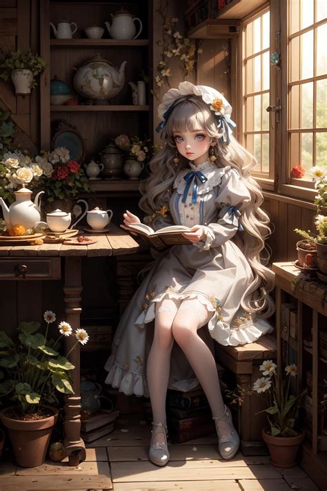 Ai Art Lora Model Lolita Bjd Pixai