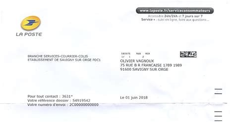 Lettre De Transfert De Poste