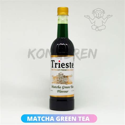 Jual Trieste Syrup Premium Sirup Rasa Matcha Green Tea 650 Ml