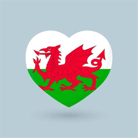 Premium Vector Flag Of Wales Vector Illustration