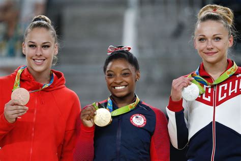 Us Gymnast Simone Biles Adds Third Gold To Rio Haul Fortune