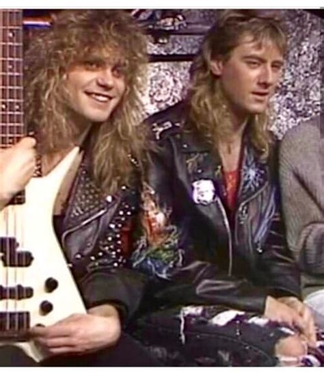 Sav And Joe Def Leppard Rick Savage Def Leppard Joe Elliot Def Leppard