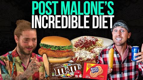 i tried POST MALONE'S incredible Diet (MUST WATCH) - YouTube