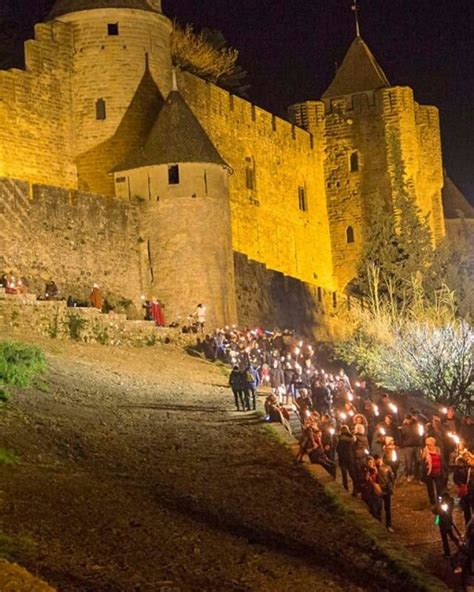 Marche Aux Flambeaux 2018 Dolores Park Carcassonne France