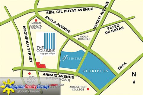 The Columns Legazpi Village Makati Metro Manila Philippine Realty Group