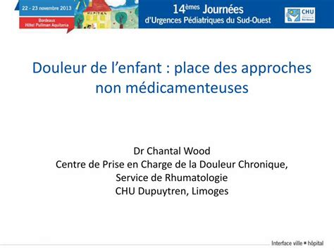 Pdf Douleur De Lenfant Place Des Approches Non Lombaires Et