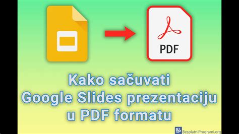 Kako sačuvati Google Slides prezentaciju u PDF formatu YouTube