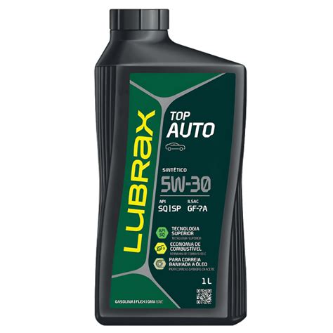 Oleo 5w30 Lubrax É Bom - Óleo Motor Lubrax Top Auto 5w30 API SP Sintético 1L - Fast Oleo ...