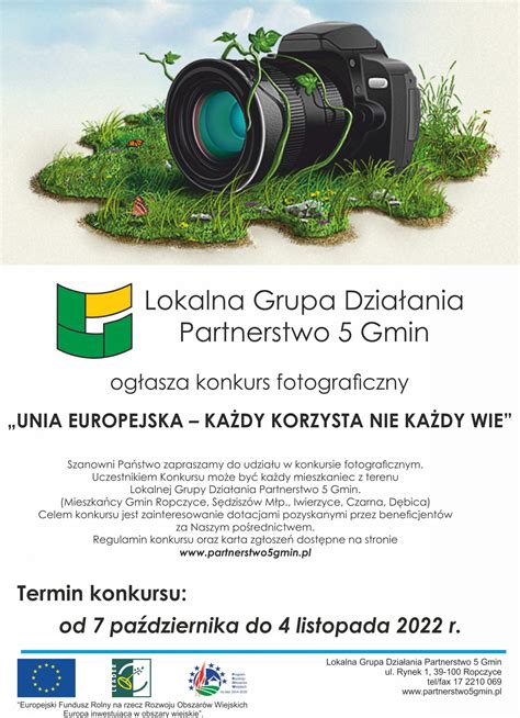 Konkurs Fotograficzny Unia Europejska Ka Dy Korzysta Nie Ka Dy Wie