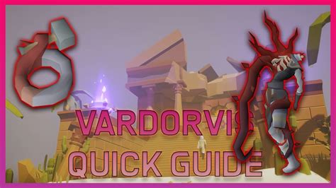 Osrs Quick Guide Vardorvis New Boss Youtube