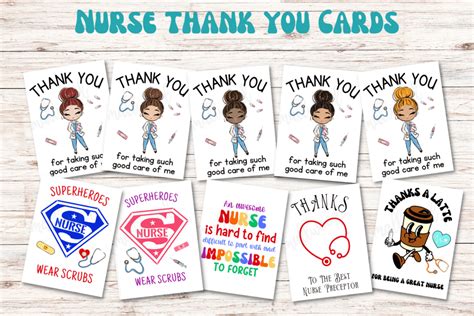 10 Cute Nurse Thank You Cards Free Printable Cassie Smallwood