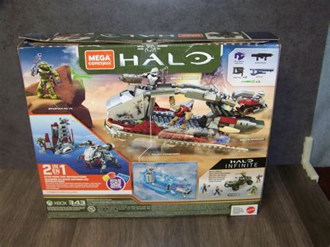 MEGA Construx Halo Infinite 2 In 1 Skiff Intercept Building Set AS IS | #4635456644