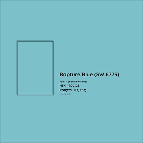 Rapture Blue Sw 6773 Complementary Or Opposite Color Name And Code