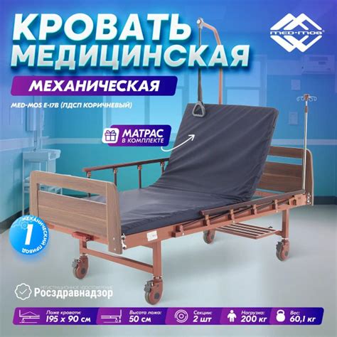 Вопросы и ответы о Кровать функциональная для лежачих больных Мед-Мос Е ...