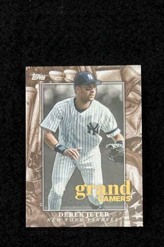 2024 Topps Series 1 Grand Gamers GOG 6 Derek Jeter Yankees Insert