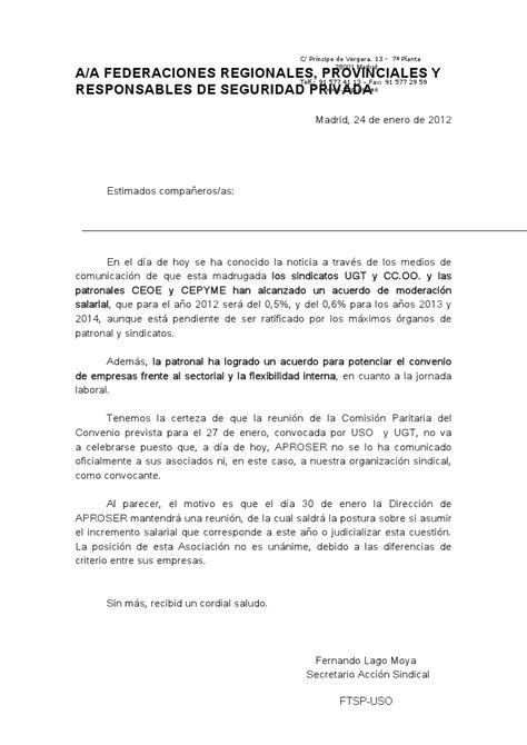 Sección Sindical Securitas Barcelona Comunicado de USO